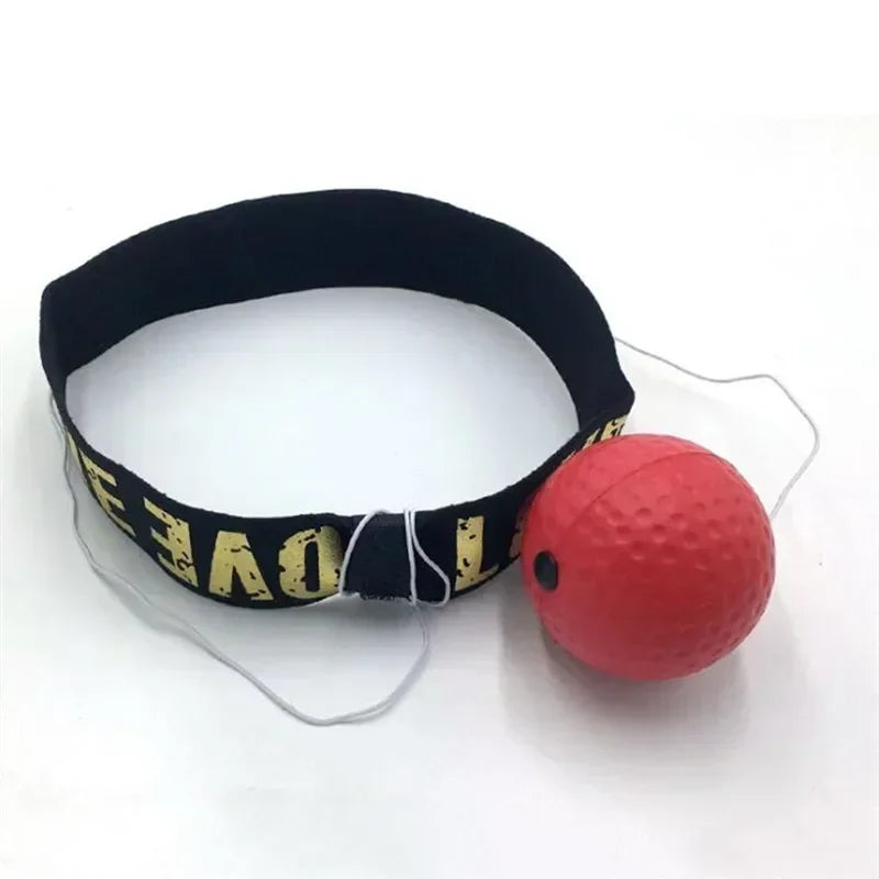 Home Boxing Ball Fight Punch React Training Ball Portable Reflex Ball with Headband Exercise Ball Fitness Exercise Equipment