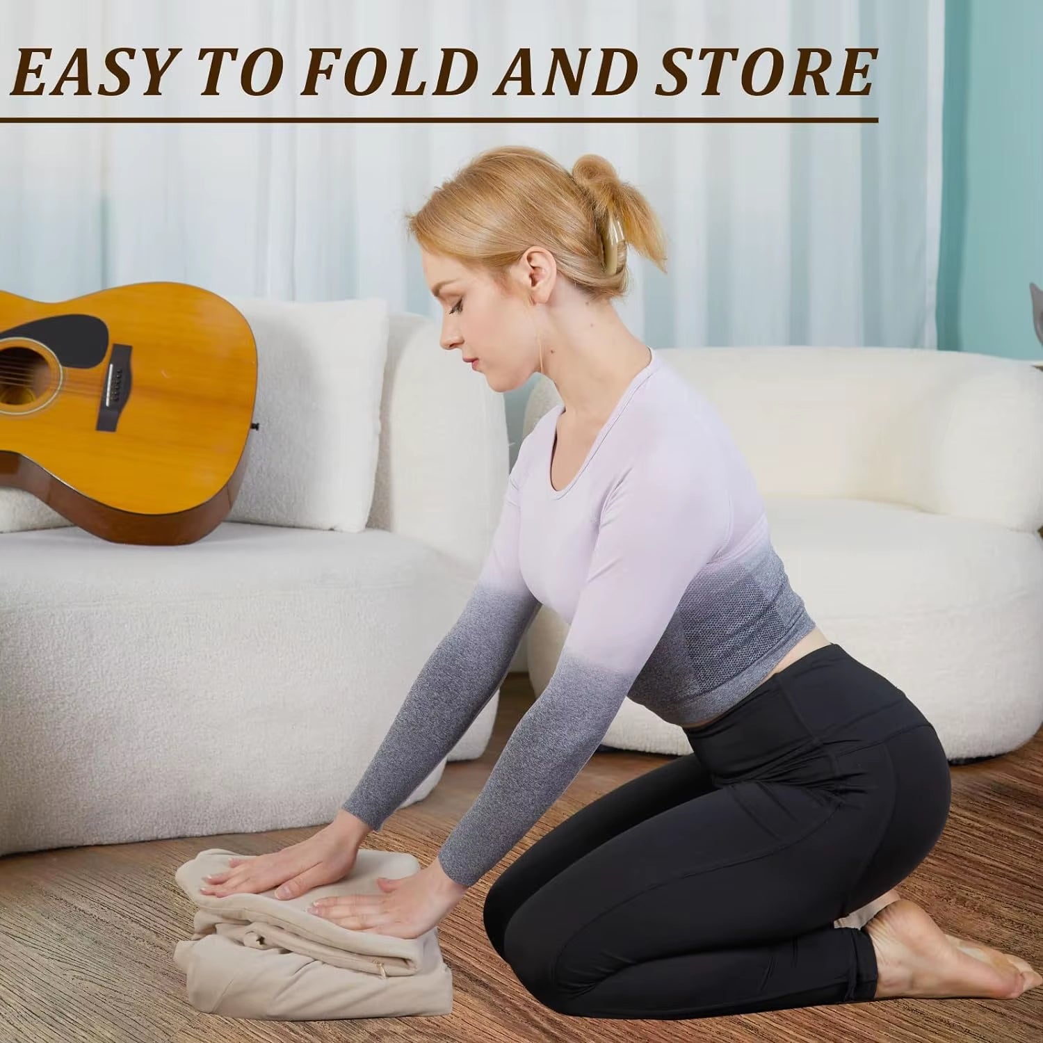 Inflatable Pillow Inflatable Air Cushion Large Meditation Cushion for Zafu Yoga Make Yoga Unchable Yog