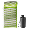 Acupressure Pillow with Storage Bag for Neck Back Foot Massage Pads Acupressure Mat Pillow Set Improves Bloods Circulation Mat