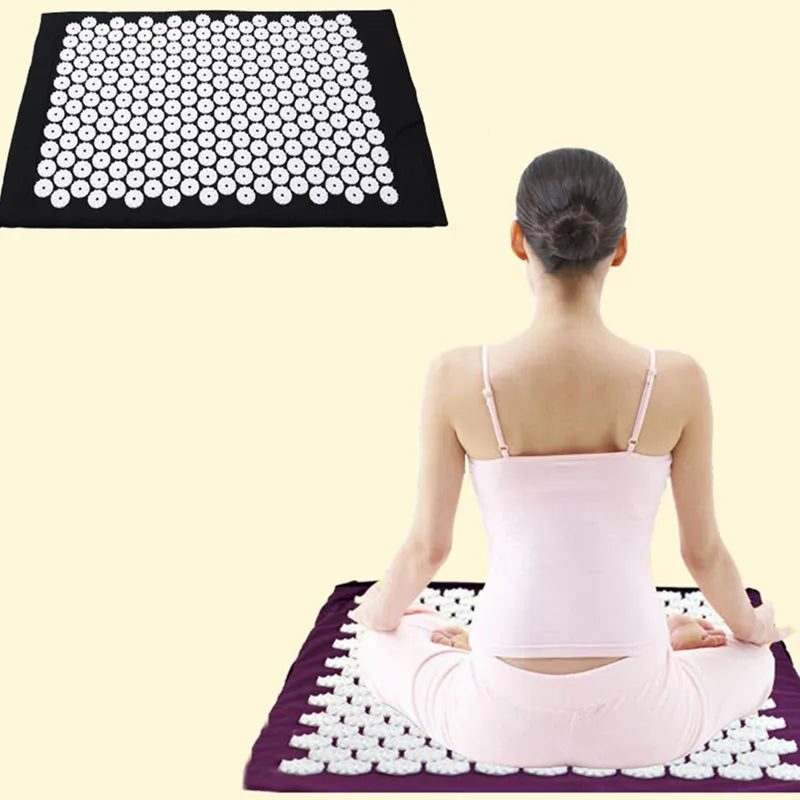 67*42Cm Yoga Mat Massager Massage Cushion Acupressure Mat Relieve Stress Pain Acupuncture Spike Yoga Mat Pin Pad/Yoga Mat