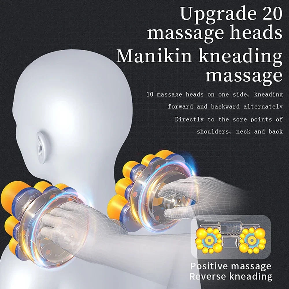 Car Massager Waist Massage Muscle Relaxation Massager Portable Heating Massage Neck Massage Body Cushion Shiatsu Massager