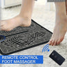 Remote Control Electric Foot Massager Muscle Relaxation Foldable Rechargeable Cervical Massager for Man Woman Relieve Fatigue
