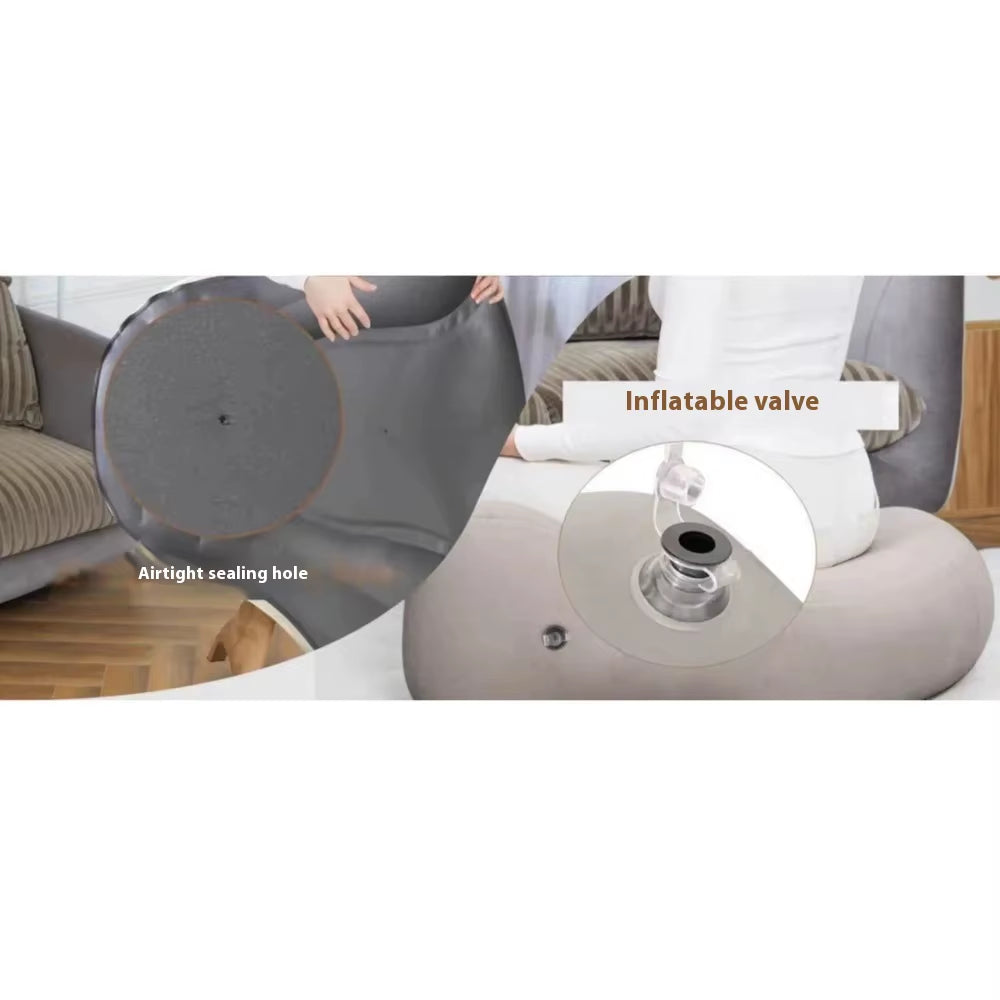 Inflatable Pillow Inflatable Air Cushion Large Meditation Cushion for Zafu Yoga Make Yoga Unchable Yog