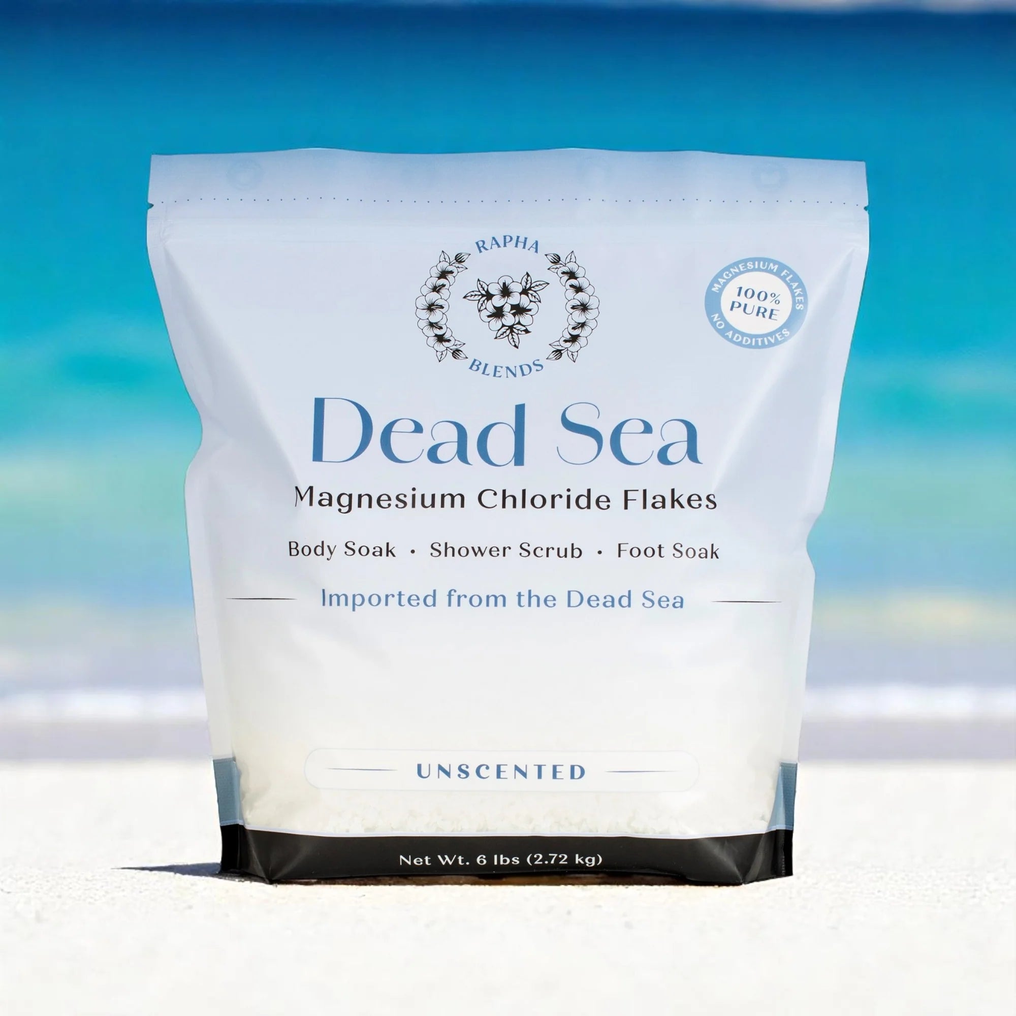 Pure Dead Sea Magnesium Chloride Flakes