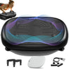 UPGO Vibration Plate Exercise Machine, Lymphatic Drainage Machine, Whole Body Workout Vibration Platform W/ 2 Resistance Bands