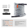 Succebuy Battle Rope Polyester Exercise Rope Battle Exercise Equipment with Protective Sleeve Anchor Heavy Weighted Pull Rope