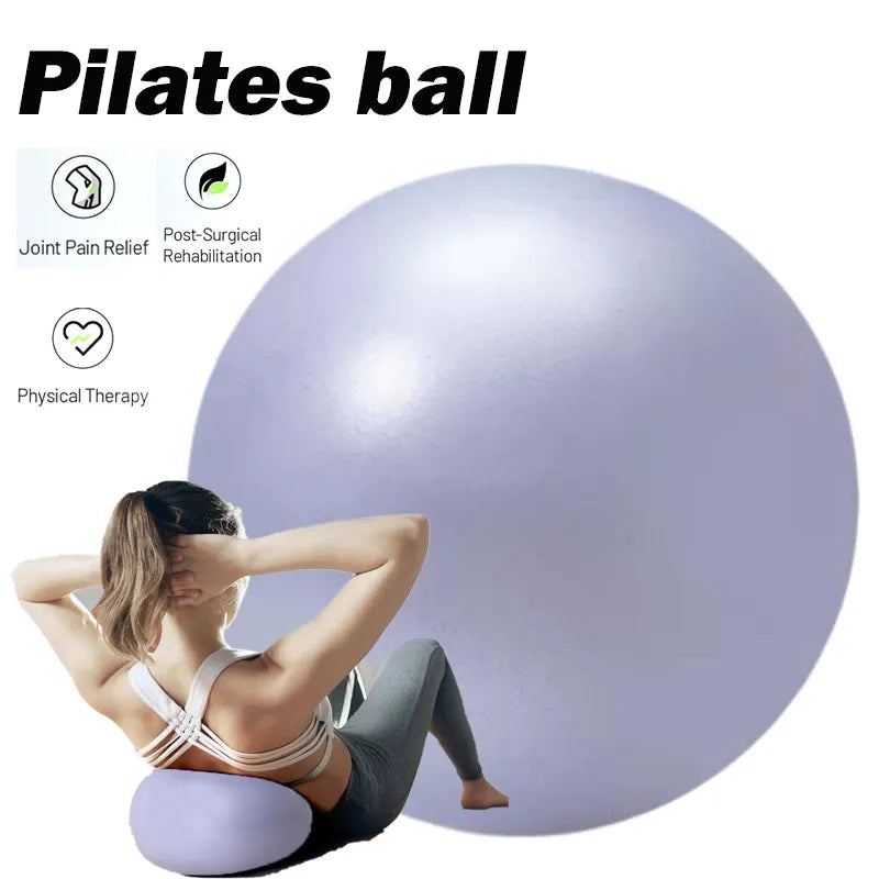 Pilates Ball PVC Exercise Ball Small Exercise Ball for Pilates Yoga Workout Bender Core Training Physical Therapy Balance Ball
