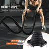 Succebuy Battle Rope Polyester Exercise Rope Battle Exercise Equipment with Protective Sleeve Anchor Heavy Weighted Pull Rope