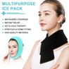 Reusable Hot Cold Therapy Wrap Wisdom Teeth Recovery Adjustable Ice Pack Face Wrap for Eyes Neck Chin TMJ Headaches Pain Relief