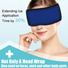 Reusable Hot Cold Therapy Wrap Wisdom Teeth Recovery Adjustable Ice Pack Face Wrap for Eyes Neck Chin TMJ Headaches Pain Relief