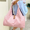 Women's Multi-Purpose Sports Bag - Waterproof with Shoe Pocket for Yoga, Gym, and Travel