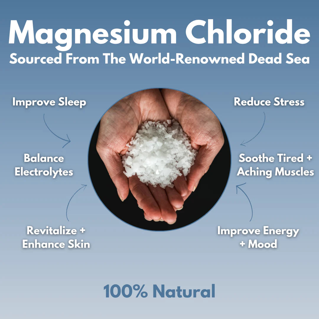 Pure Dead Sea Magnesium Chloride Flakes