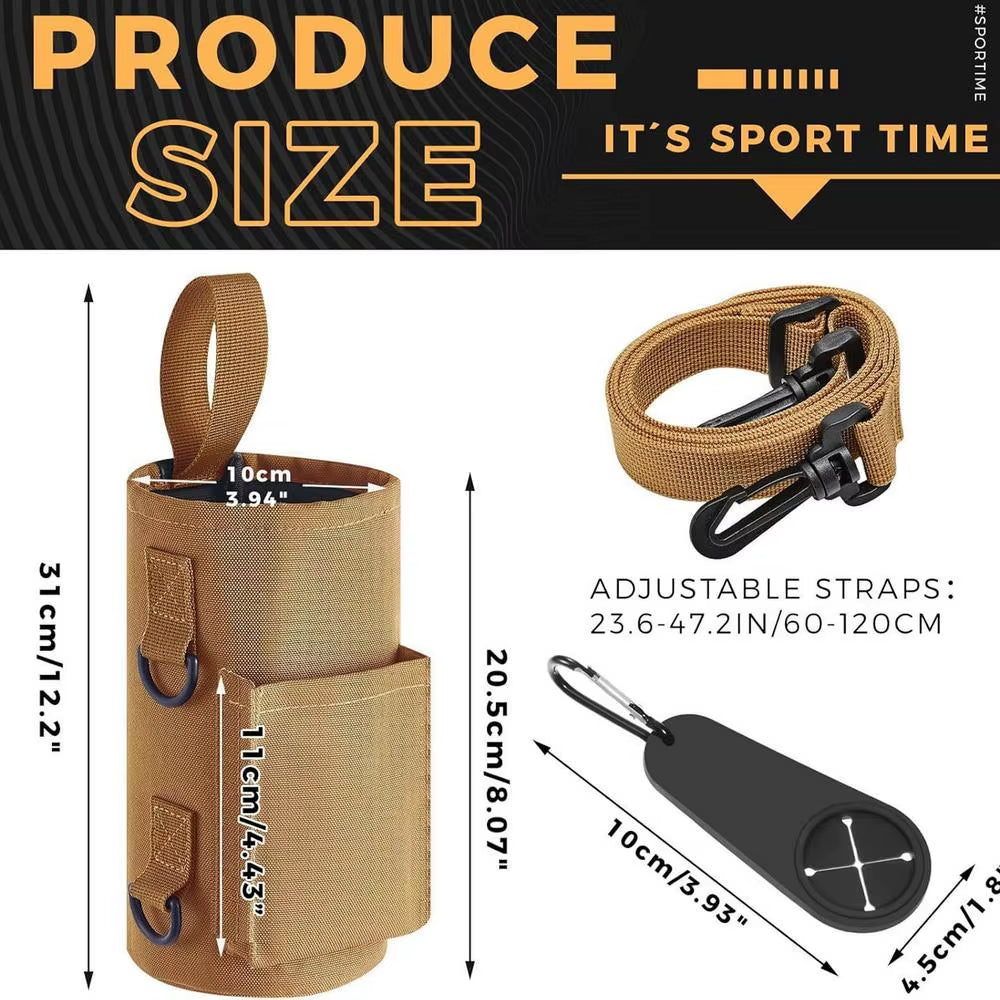 Magnetic Gym Water Bottle Bag