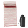 Acupressure Pillow with Storage Bag for Neck Back Foot Massage Pads Acupressure Mat Pillow Set Improves Bloods Circulation Mat