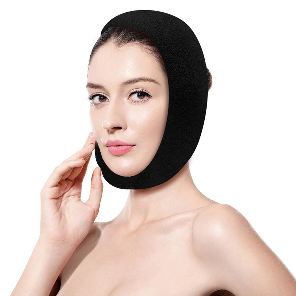 Reusable Hot Cold Therapy Wrap Wisdom Teeth Recovery Adjustable Ice Pack Face Wrap for Eyes Neck Chin TMJ Headaches Pain Relief