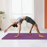 Foldable Yoga Mat Folding Fitness Exercise Mat Double Sided TPE Pilates Mat Non-Slip Multifunction for Women Men & Children