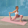 Foldable Yoga Mat Folding Fitness Exercise Mat Double Sided TPE Pilates Mat Non-Slip Multifunction for Women Men & Children