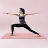 Foldable Yoga Mat Folding Fitness Exercise Mat Double Sided TPE Pilates Mat Non-Slip Multifunction for Women Men & Children